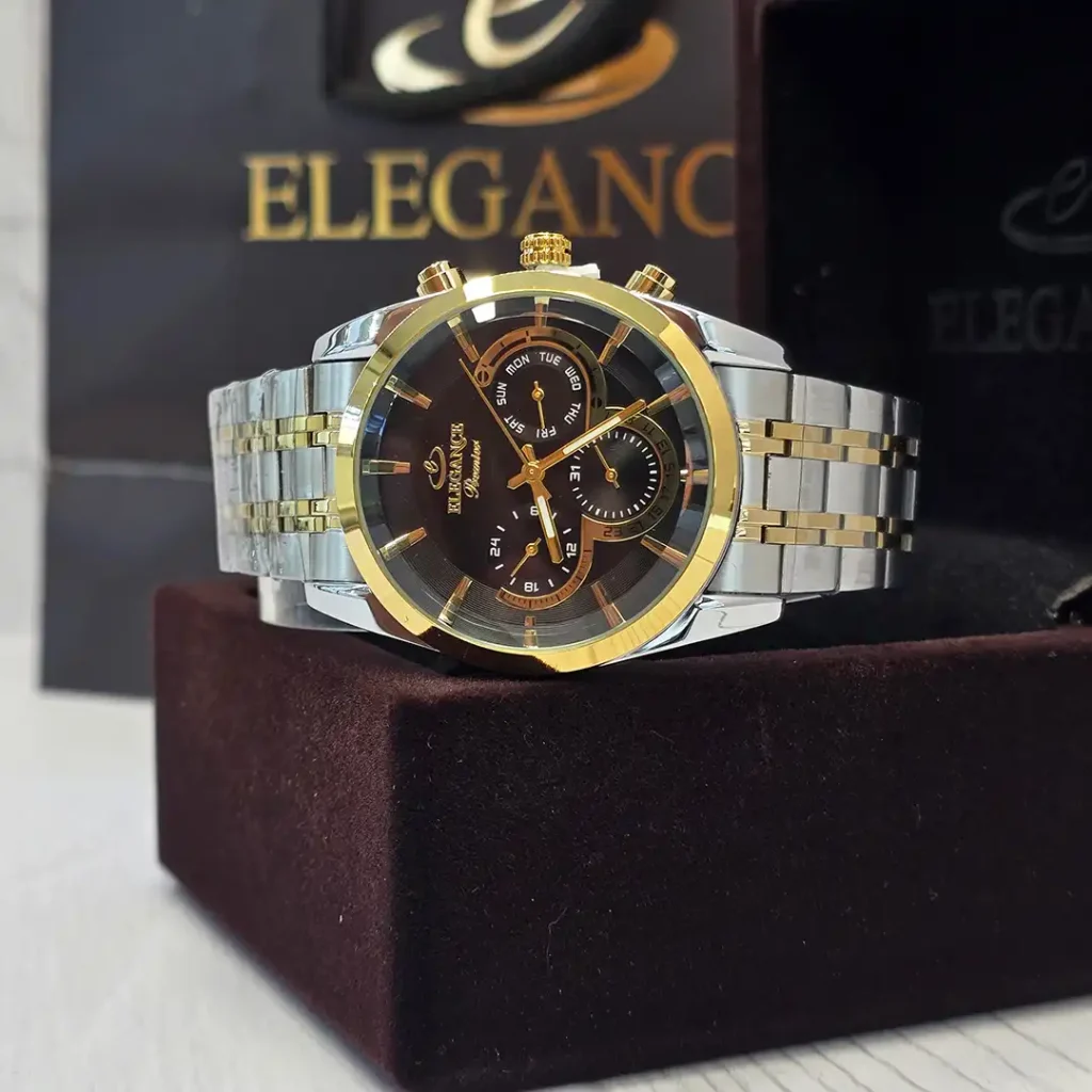 بهترین ساعت مردانه زیر ۵ میلیون تومان (2026) 6 ساعت مچی مردانه الگانس Elegance مدل 1394G